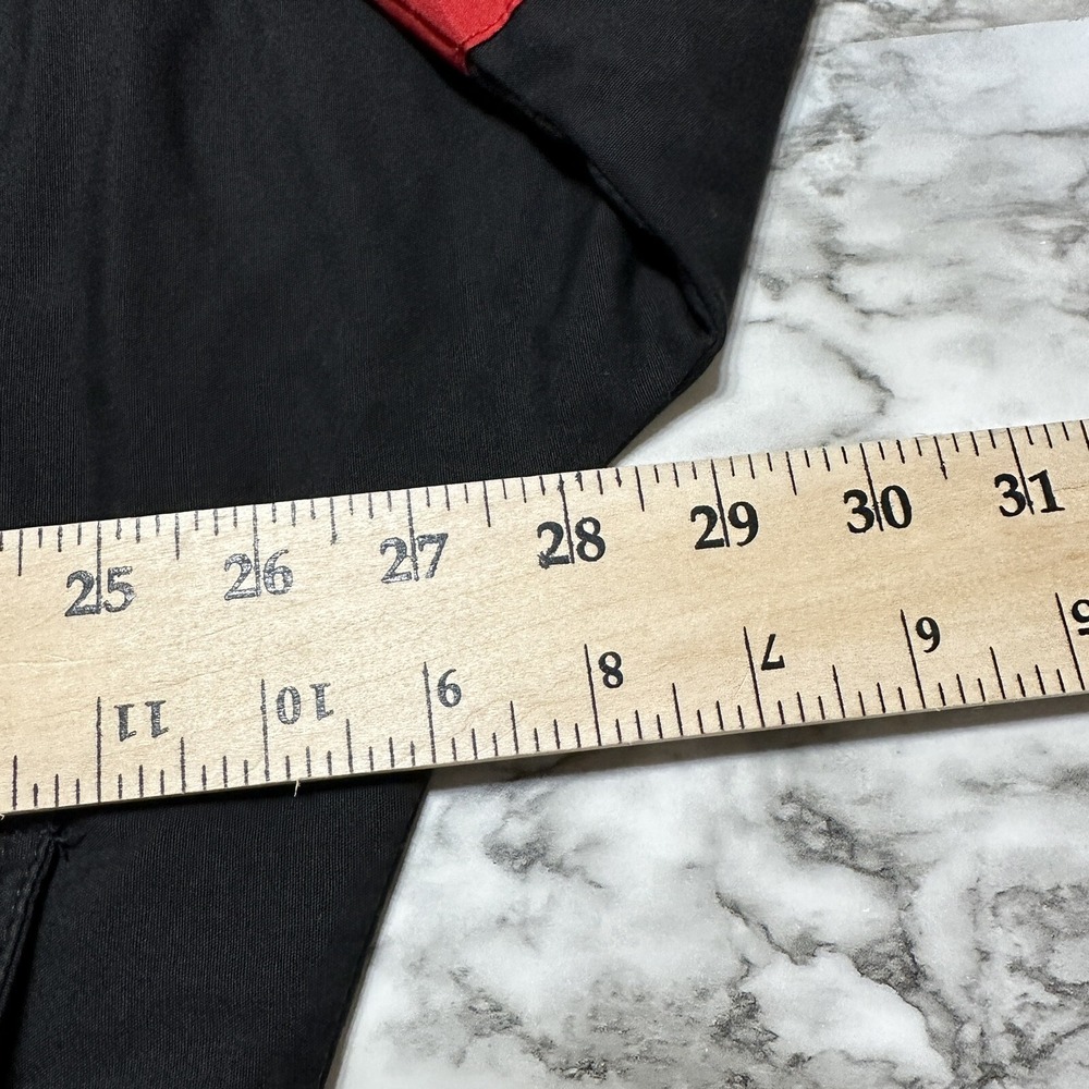K-Products Full Zip Men's Jacket USA Made L Black Windbreak AMOCO Relaxed VTG - Picture 11 of 12